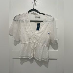 Abercrombie White Blouse